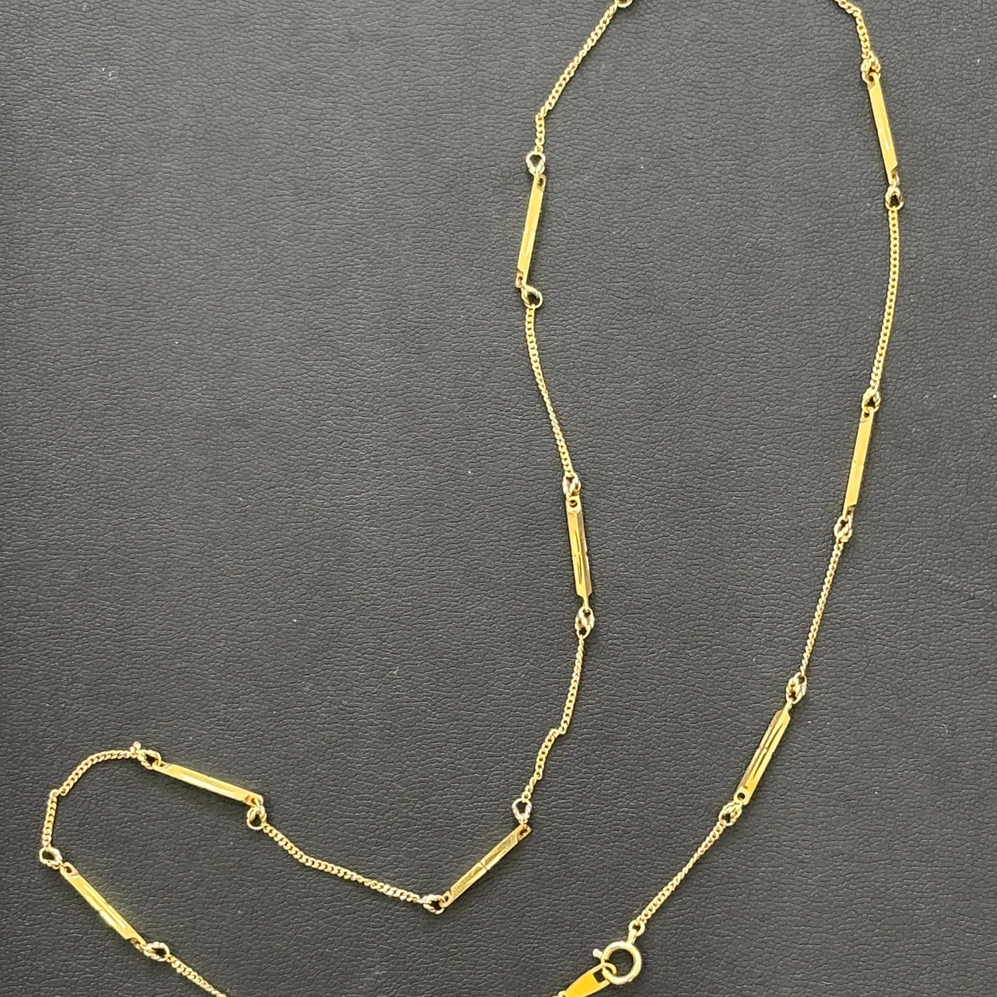 金のネックレスをお買取りさせていただきました。