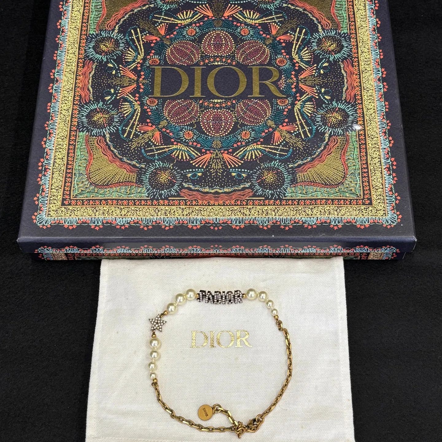 ディオールのパール スター ブレスレットをお買取りさせていた...