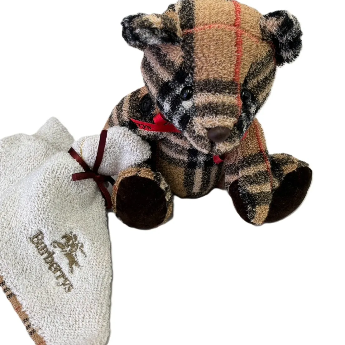 バーバリーズのノバチェック パイルテディベアベアをお買取りさ...