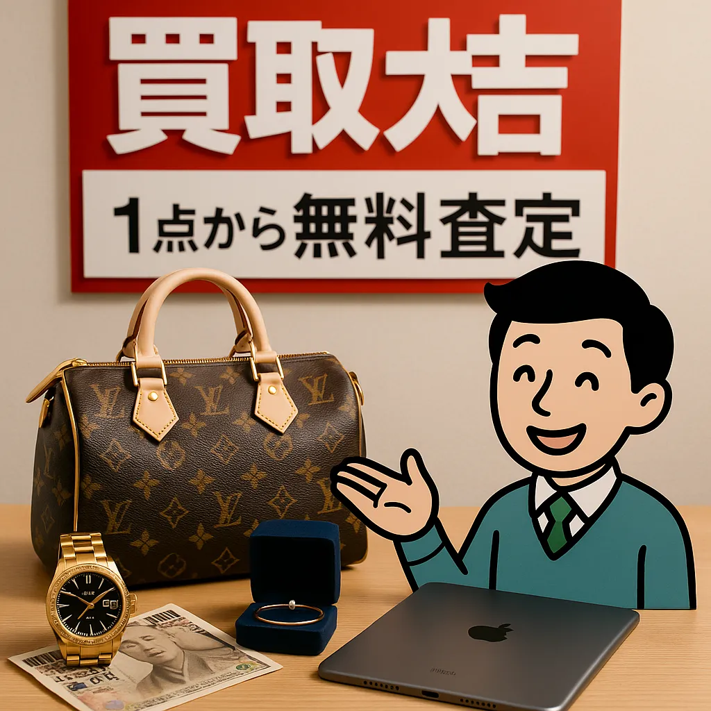 買取大吉 延岡中川原店の店長がやさしすぎる理由:1点から無料査定の実例