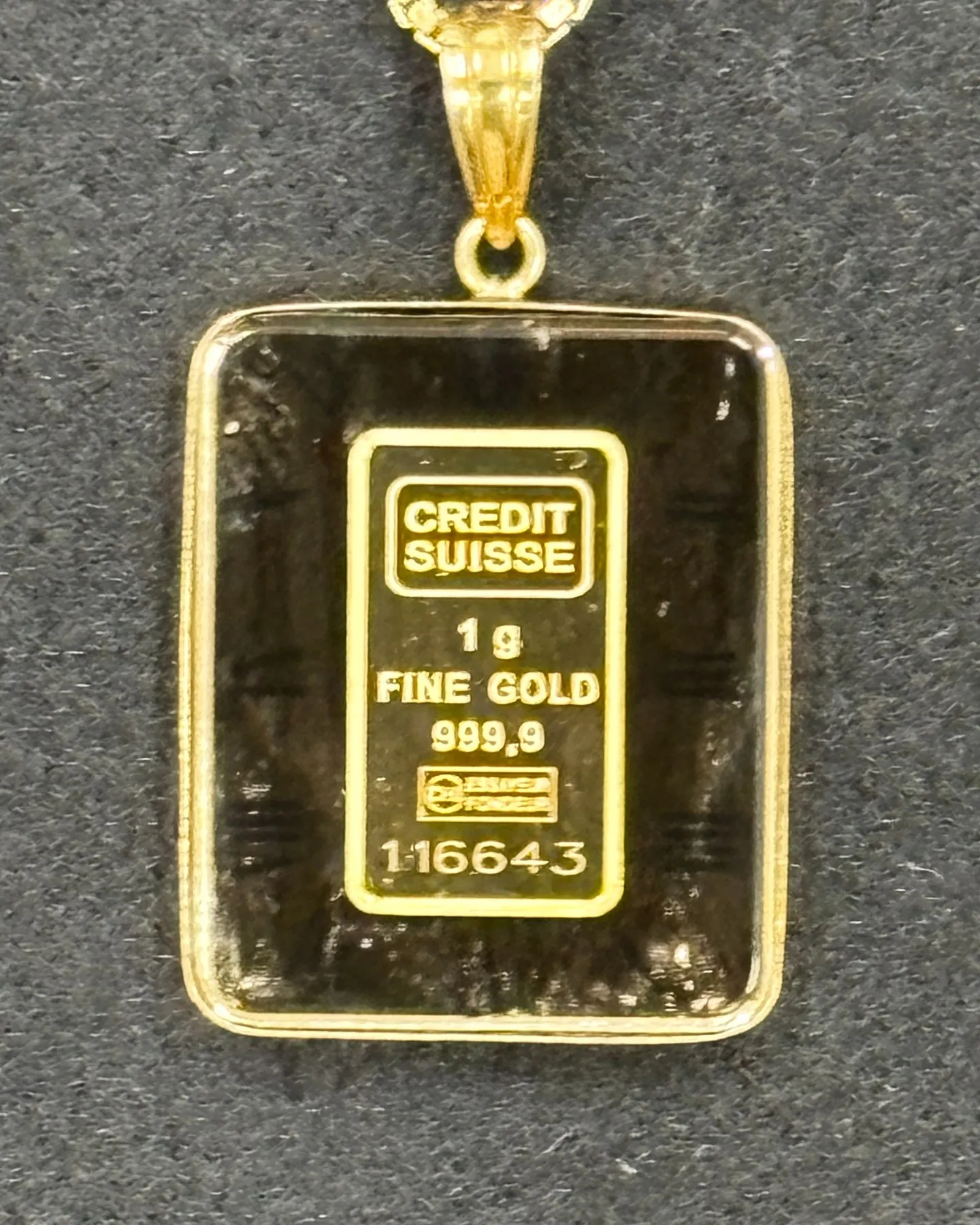 金のネックレスをお買取りさせていただきました。