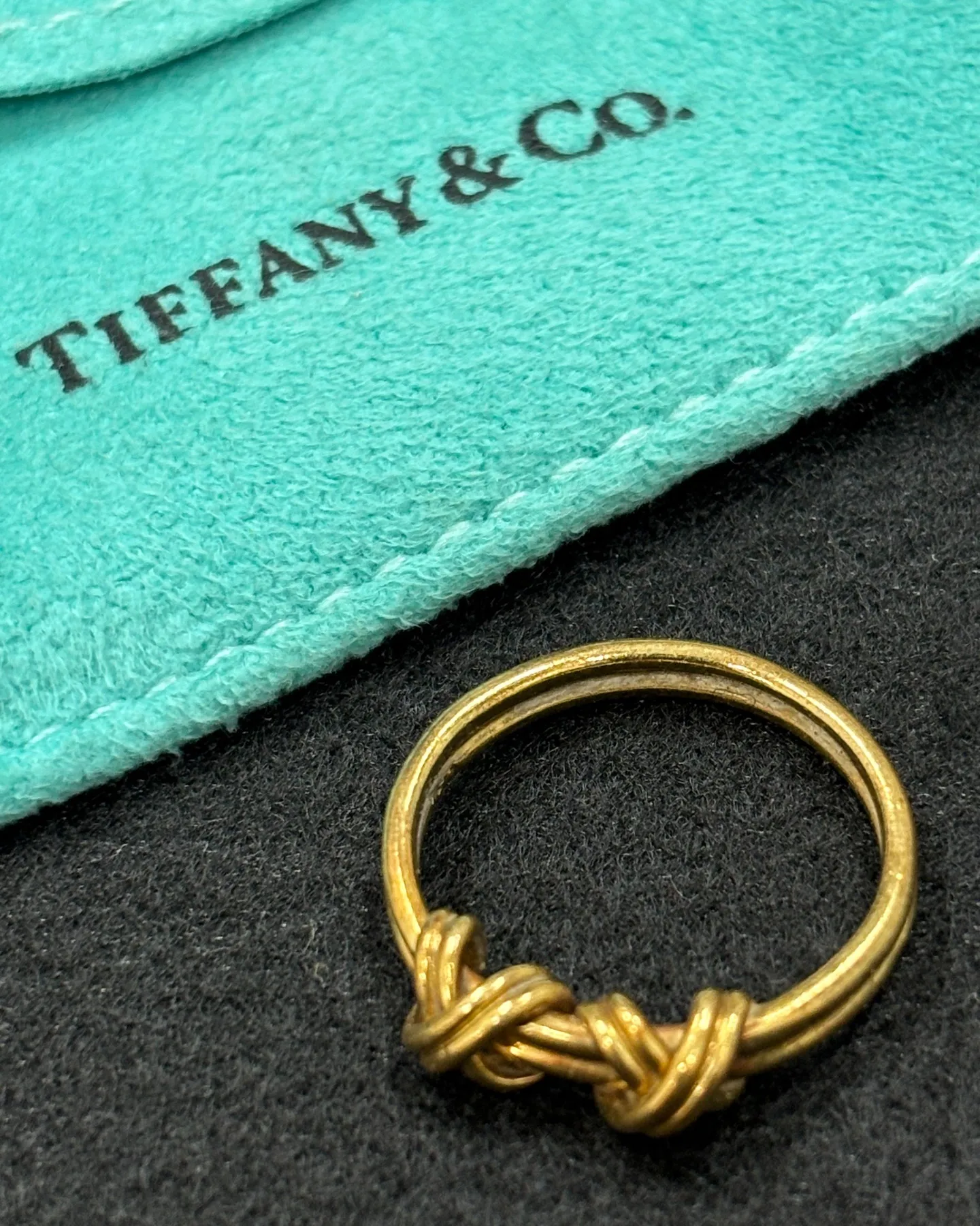 ティファニーのダブルシグネチャーリングをお買取りさせていただ...