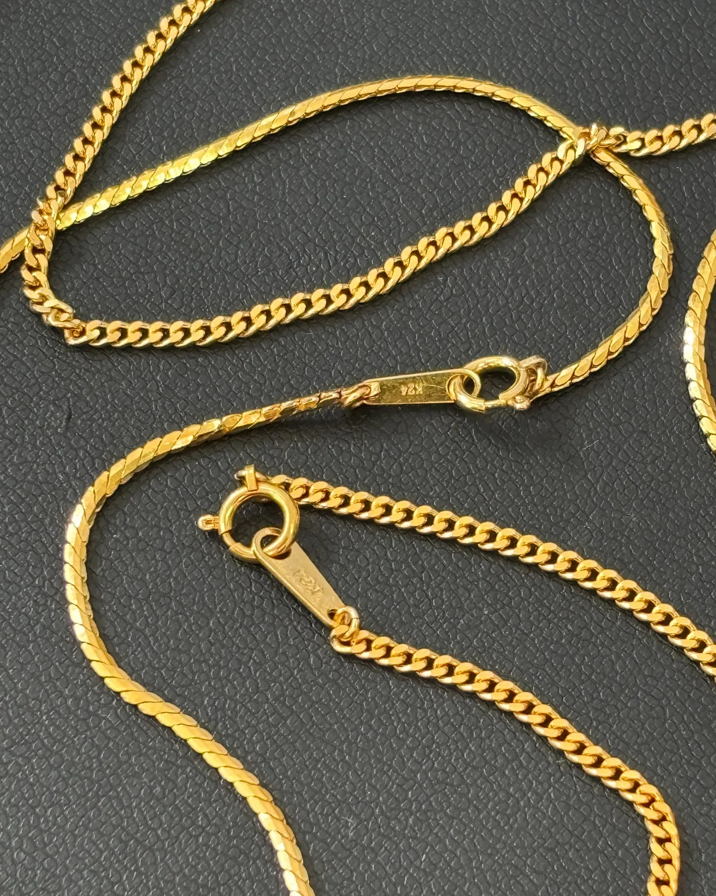 金のネックレスをお買取りさせていただきました。