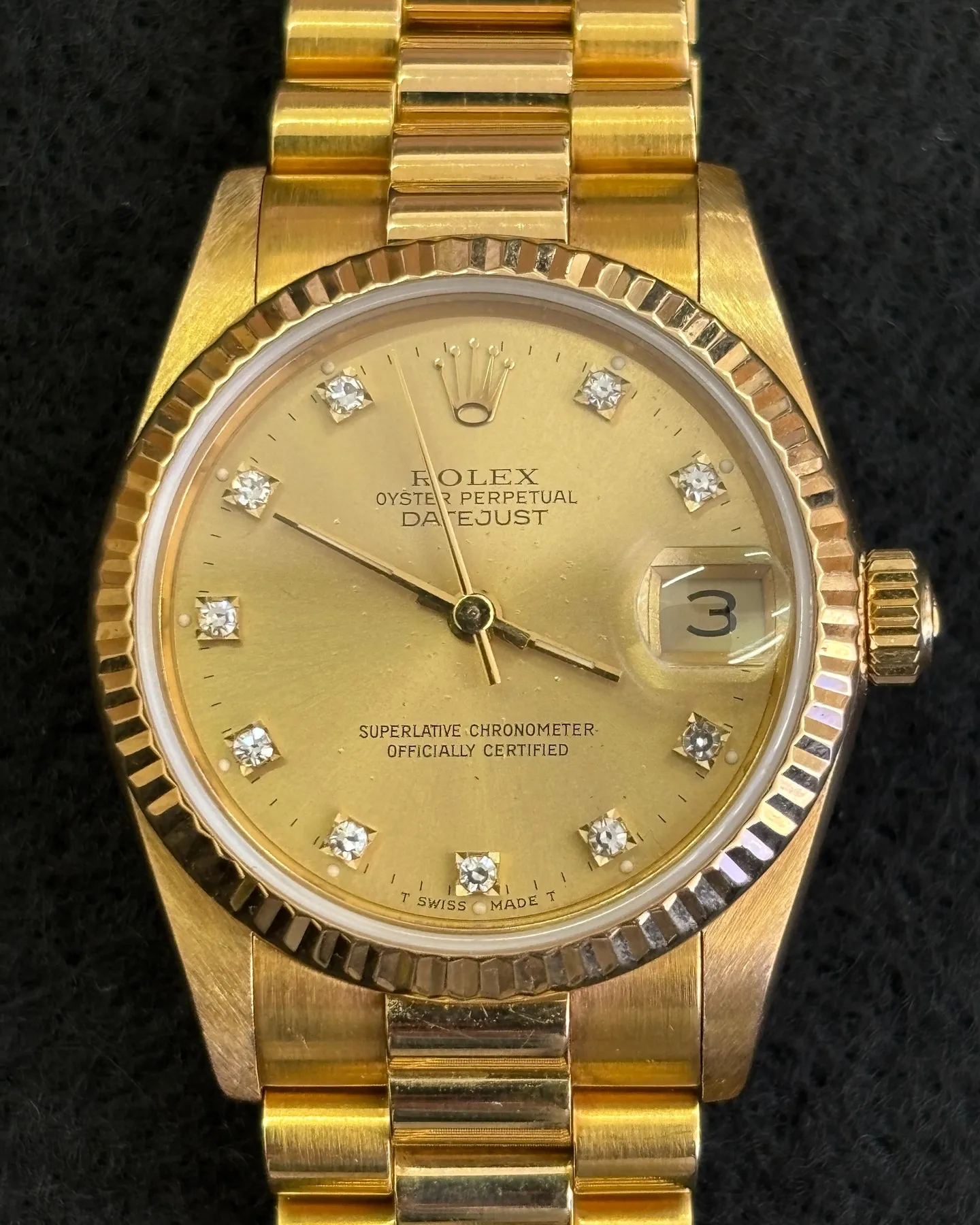 ロレックスの腕時計「デイトジャスト」をお買取りさせていただき...
