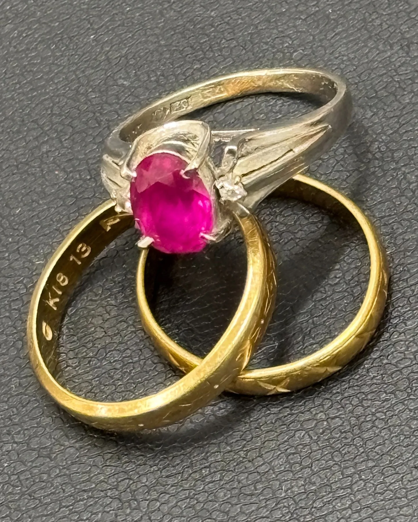 金のリングをお買取りさせていただきました。