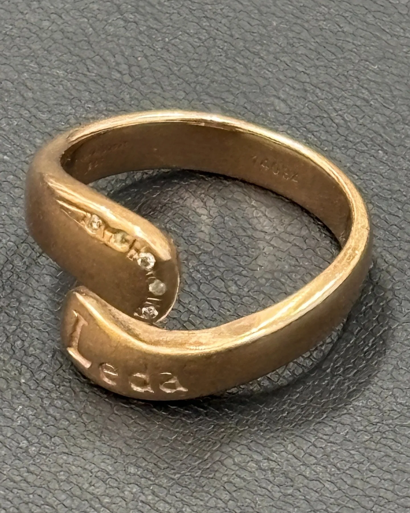 金のリングをお買取りさせていただきました。