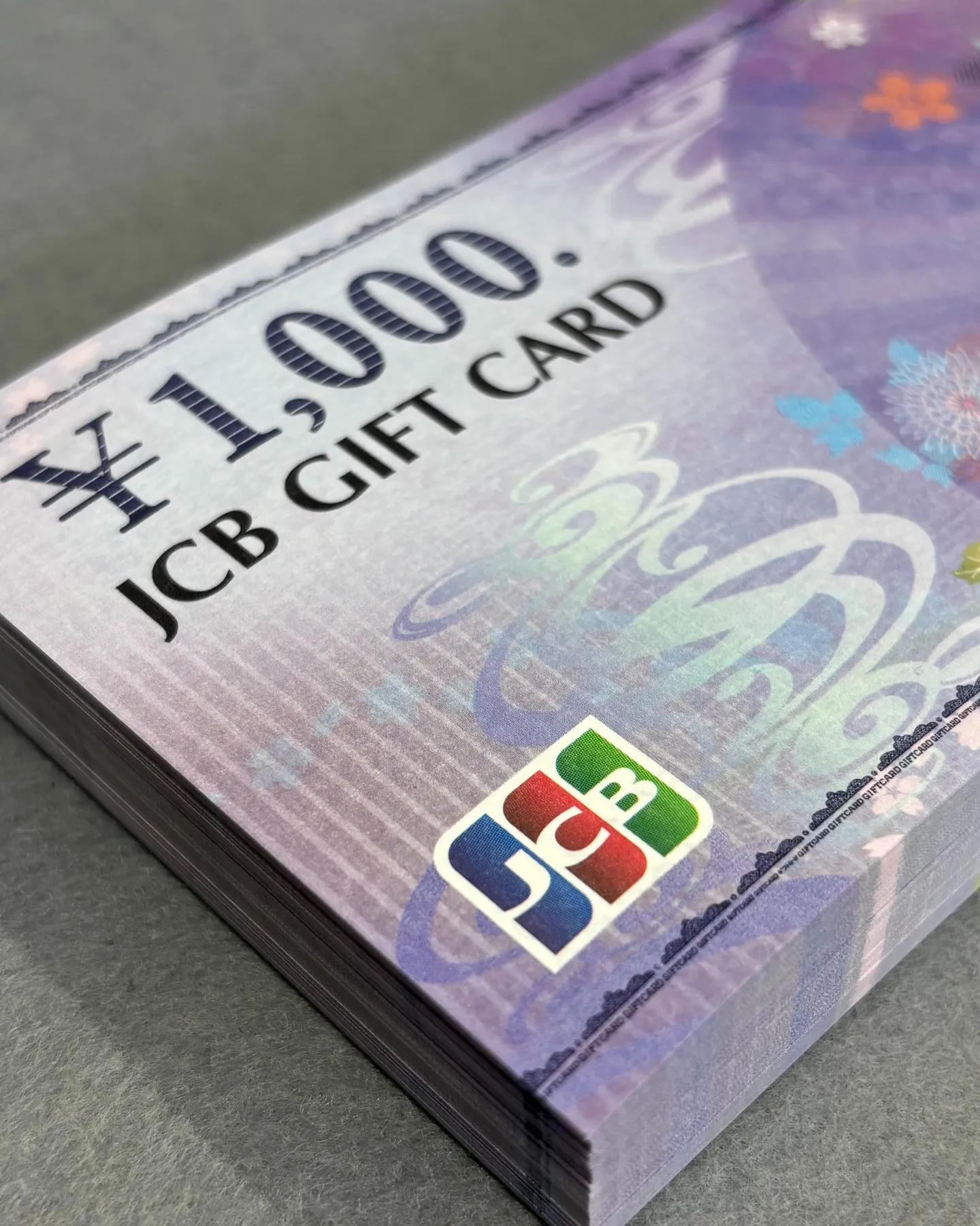 ＪＣＢのギフトカードをお買取りさせていただきました。