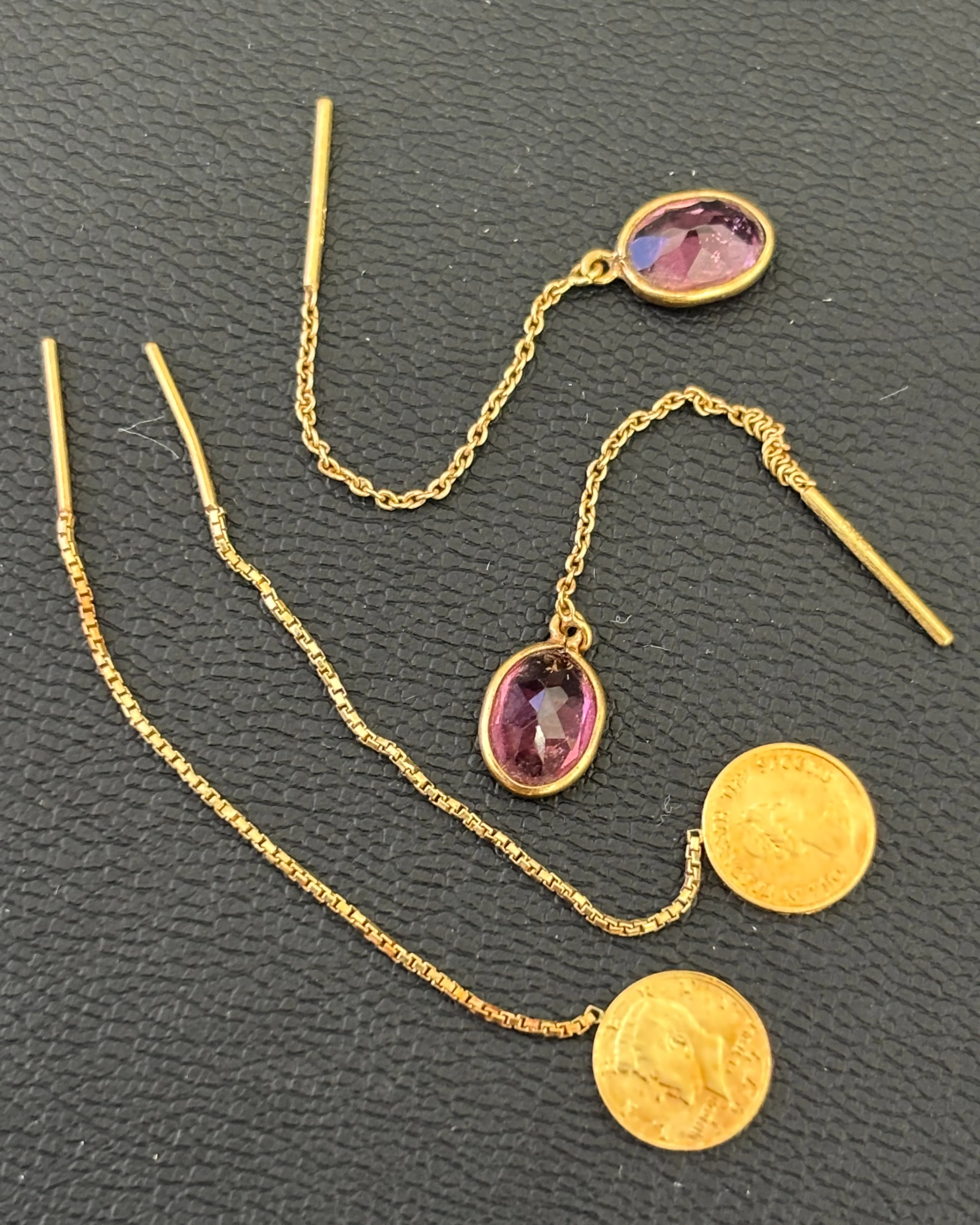 金のピアスをお買取りさせていただきました。