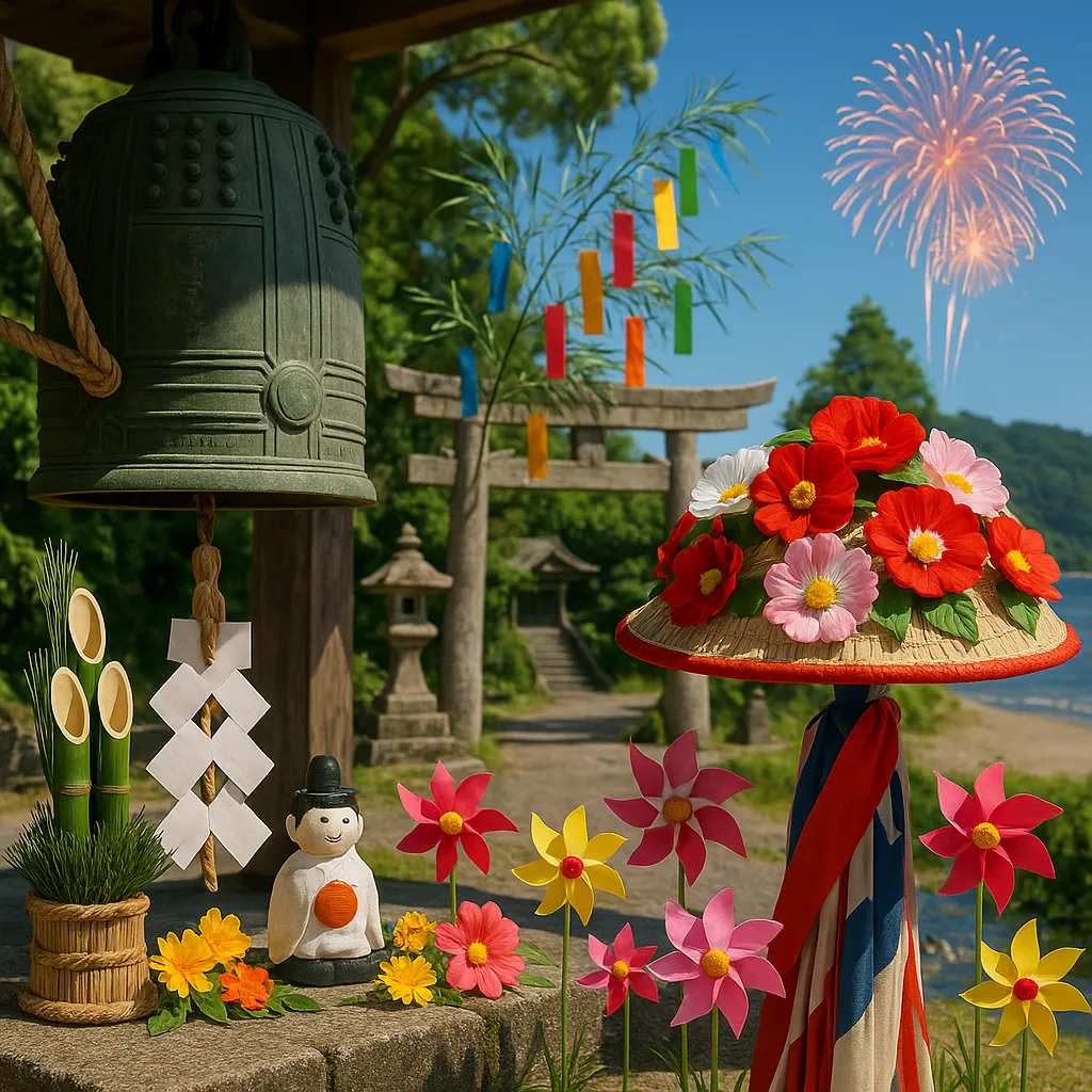 延岡の祭り巡り:6月10日城山の鐘まつり〜8月15日伊形花笠踊り