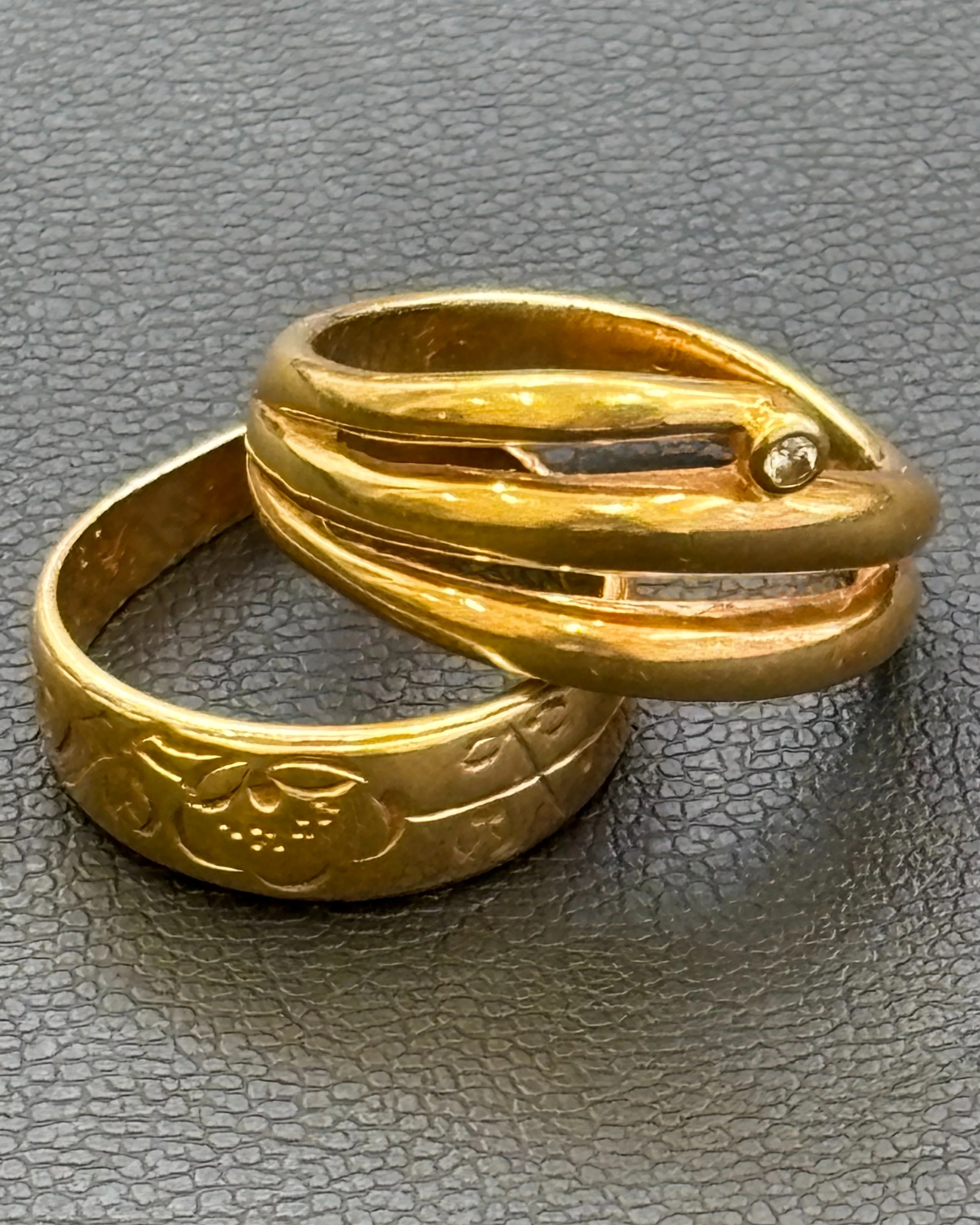 金のリングをお買取りさせていただきました。