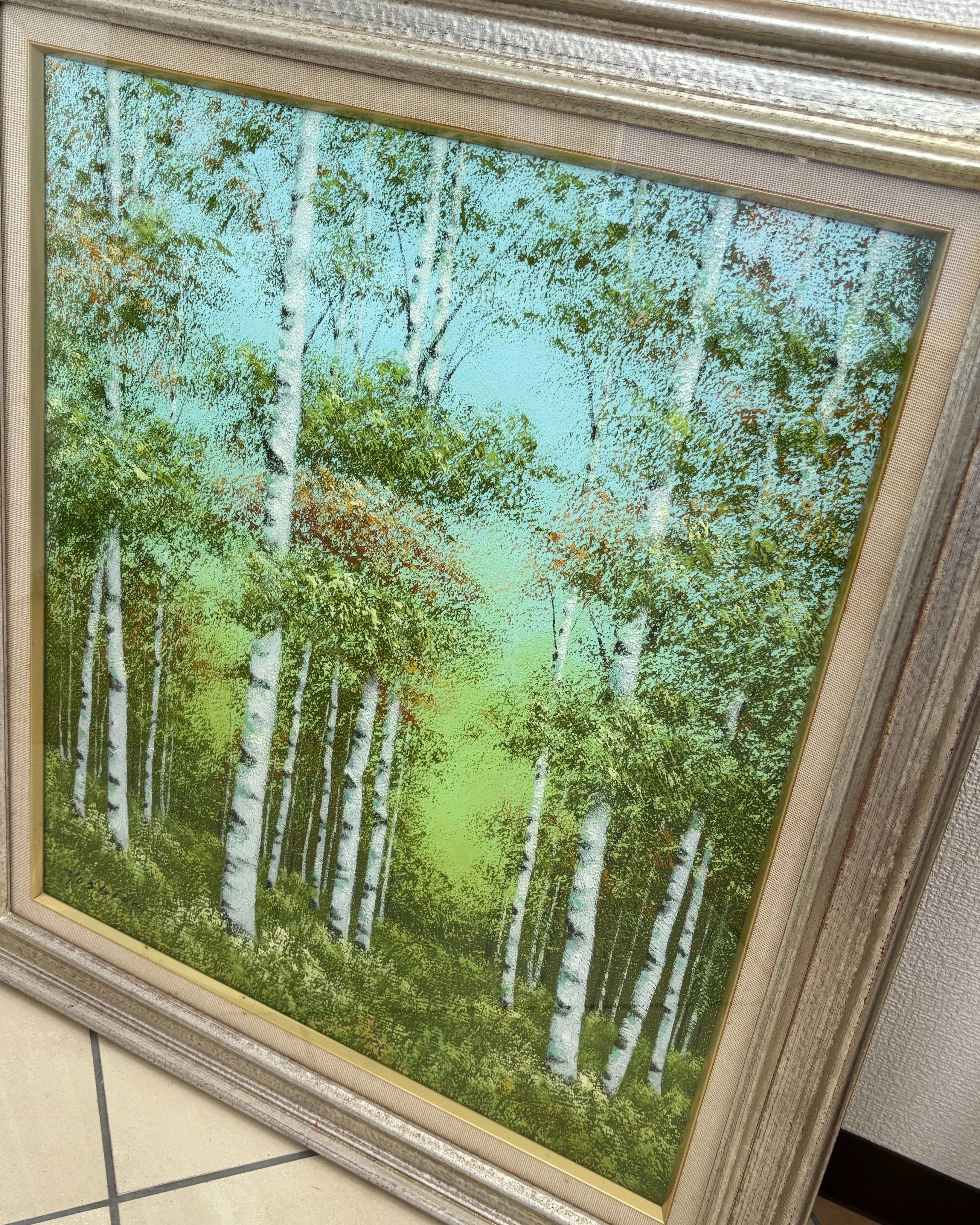 油彩画をお買取りさせていただきました。