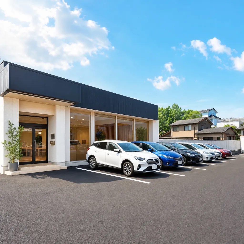 買取大吉 延岡中川原店の店長さん、9台駐車の安心