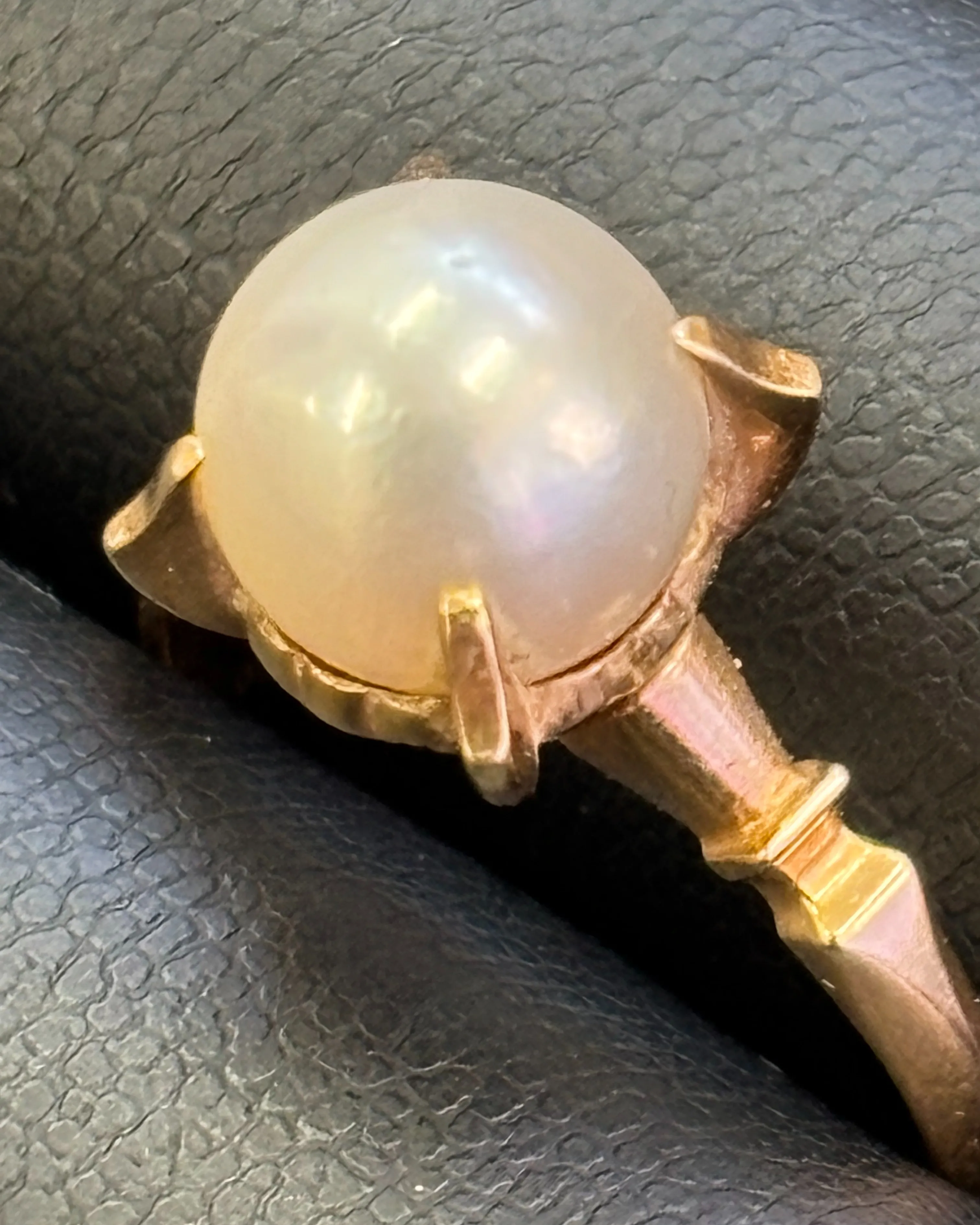 金のパールリングをお買取りさせていただきました。