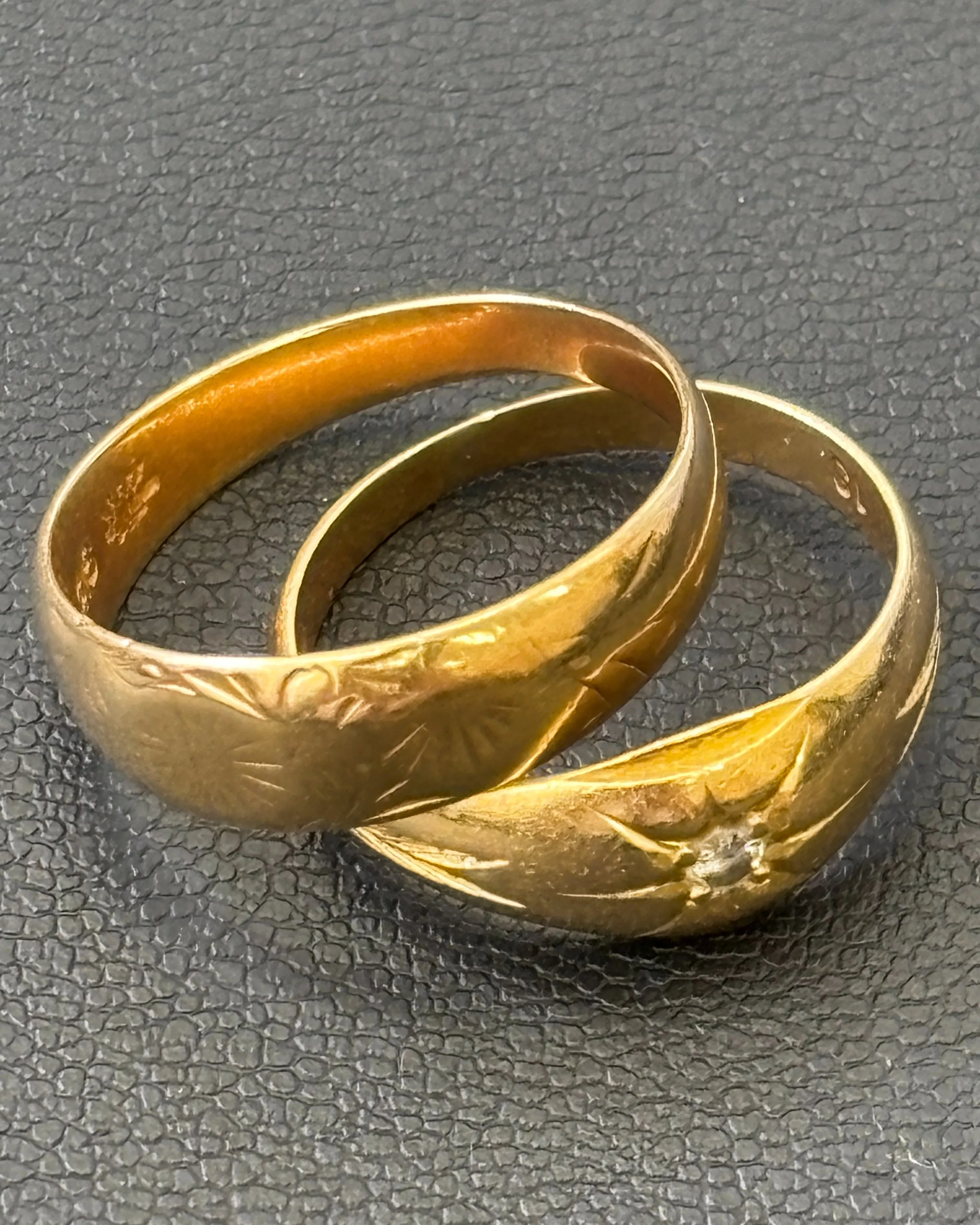 金のリングをお買取りさせていただきました。