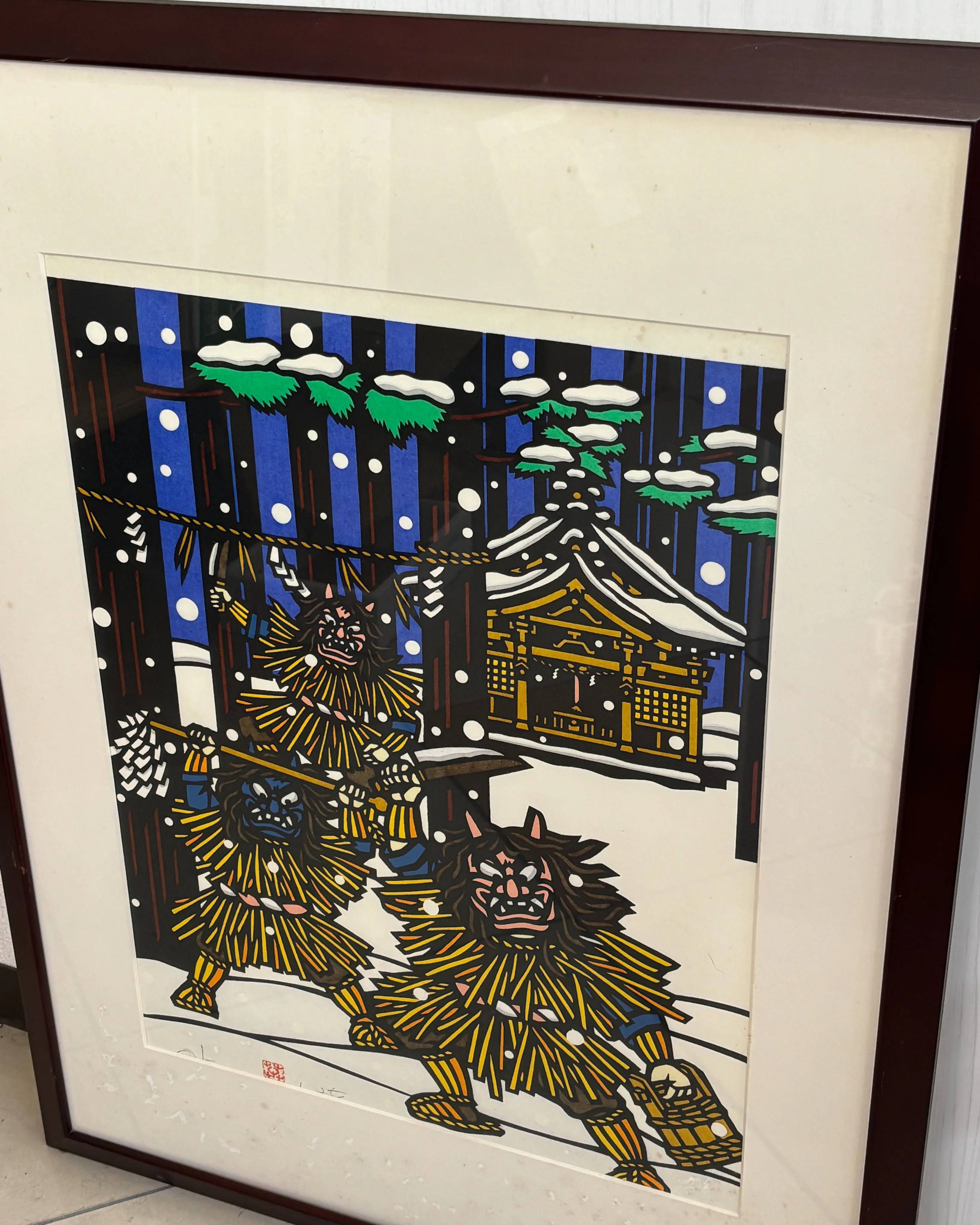 切絵画をお買取りさせていただきました。